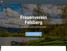 Tablet Screenshot of frauenverein-felsberg.ch